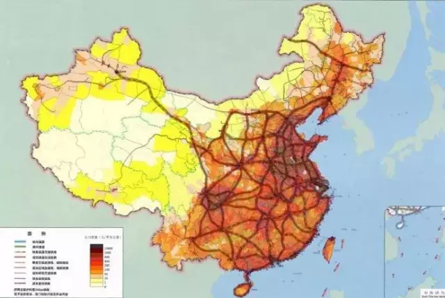 中国各地人口密度_中国人口密度 百科(3)