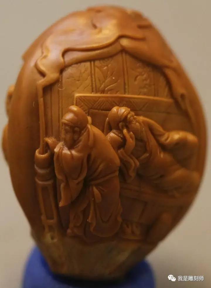 我是橄榄核雕刻师小火炉刘向前