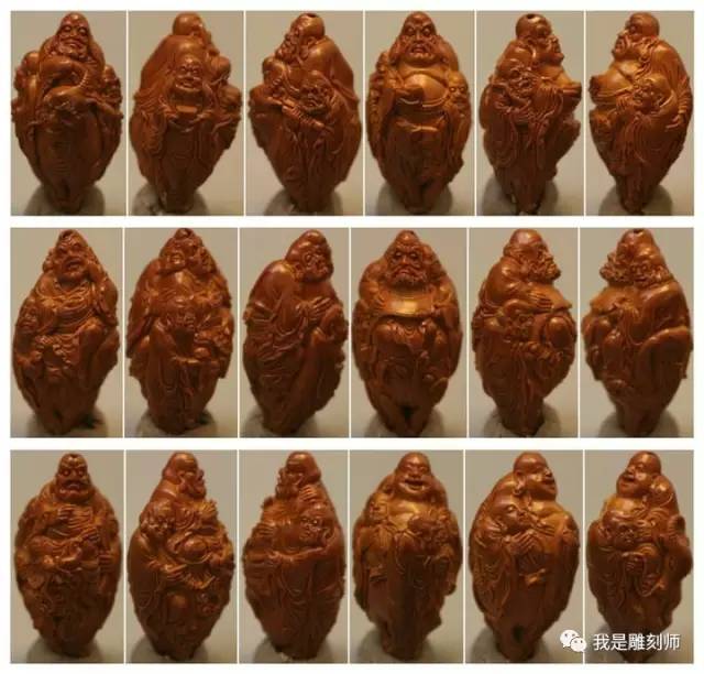 我是橄榄核雕刻师小火炉刘向前