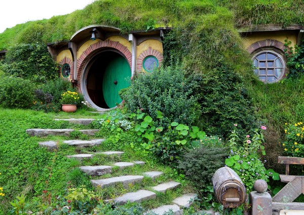 霍比特人房子图片