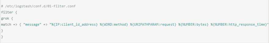 使用Logstash filter grok过滤日志文件
