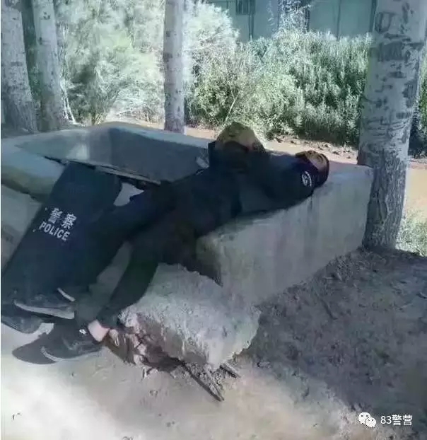 新疆警察的普通照片 却感动了无数网友(7)