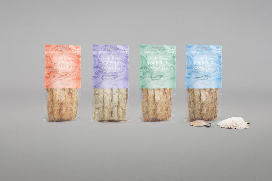 大海的饋贈(zèng)-海鮮食品魚肉干包裝設(shè)計(jì)