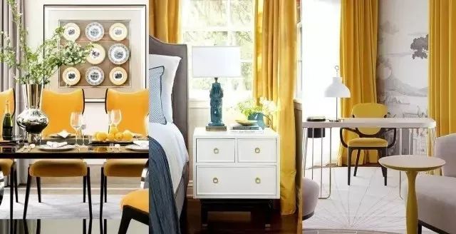 In家分享：耀眼的姜黄和芥末黄，秋冬里不可少光亮！