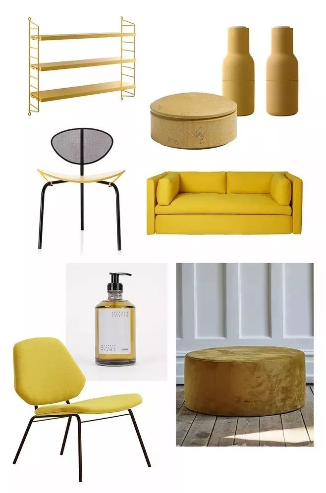 In家分享：耀眼的姜黄和芥末黄，秋冬里不可少光亮！