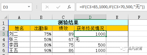 if函数使用方法