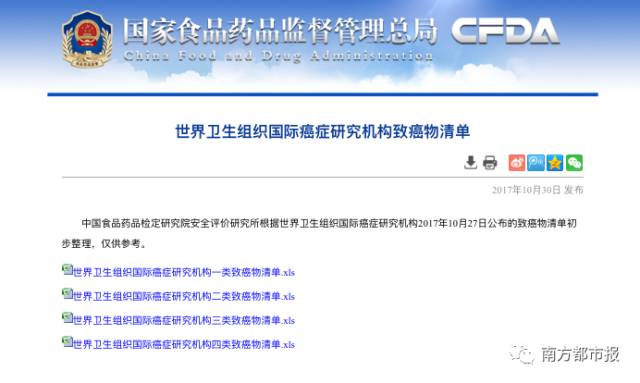 世卫组织一类致癌物图片