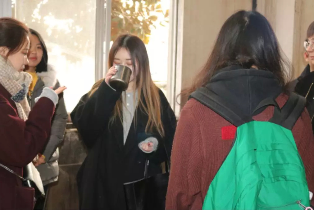 韩国留学生来山东温和酒业集团开班实习了！(7)