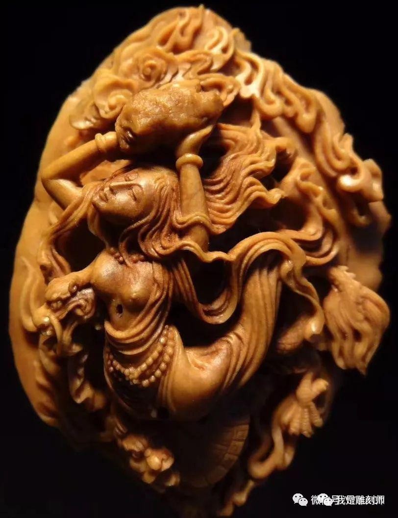 我是雕刻师中国传神核雕,表情,动态栩栩如生,全近照