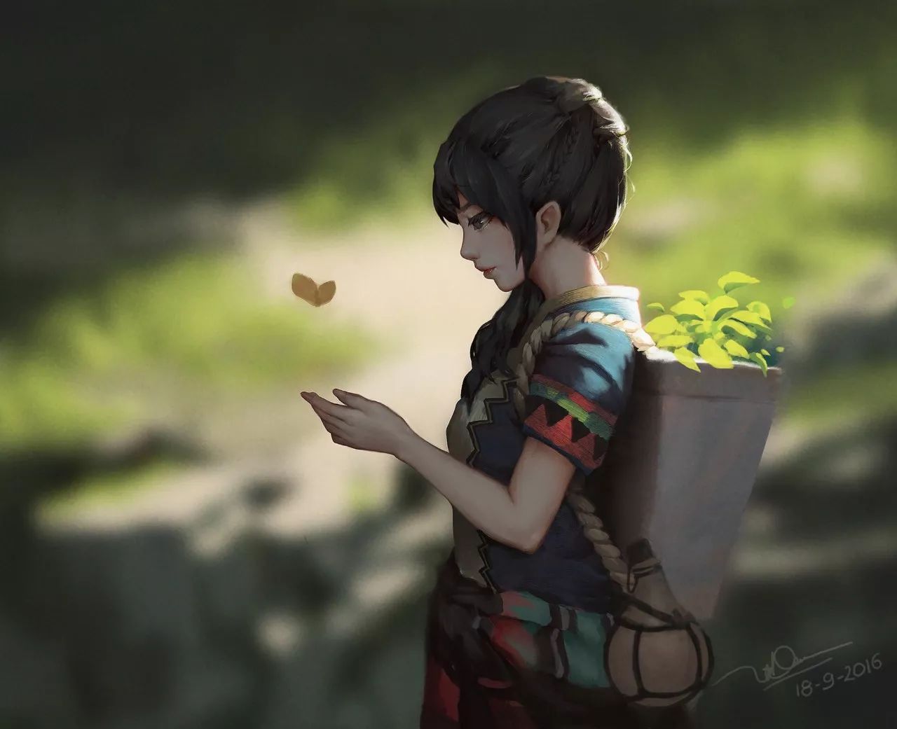 畫風(fēng)唯美，繪畫內(nèi)容很溫情，讓人一眼就記住的風(fēng)格