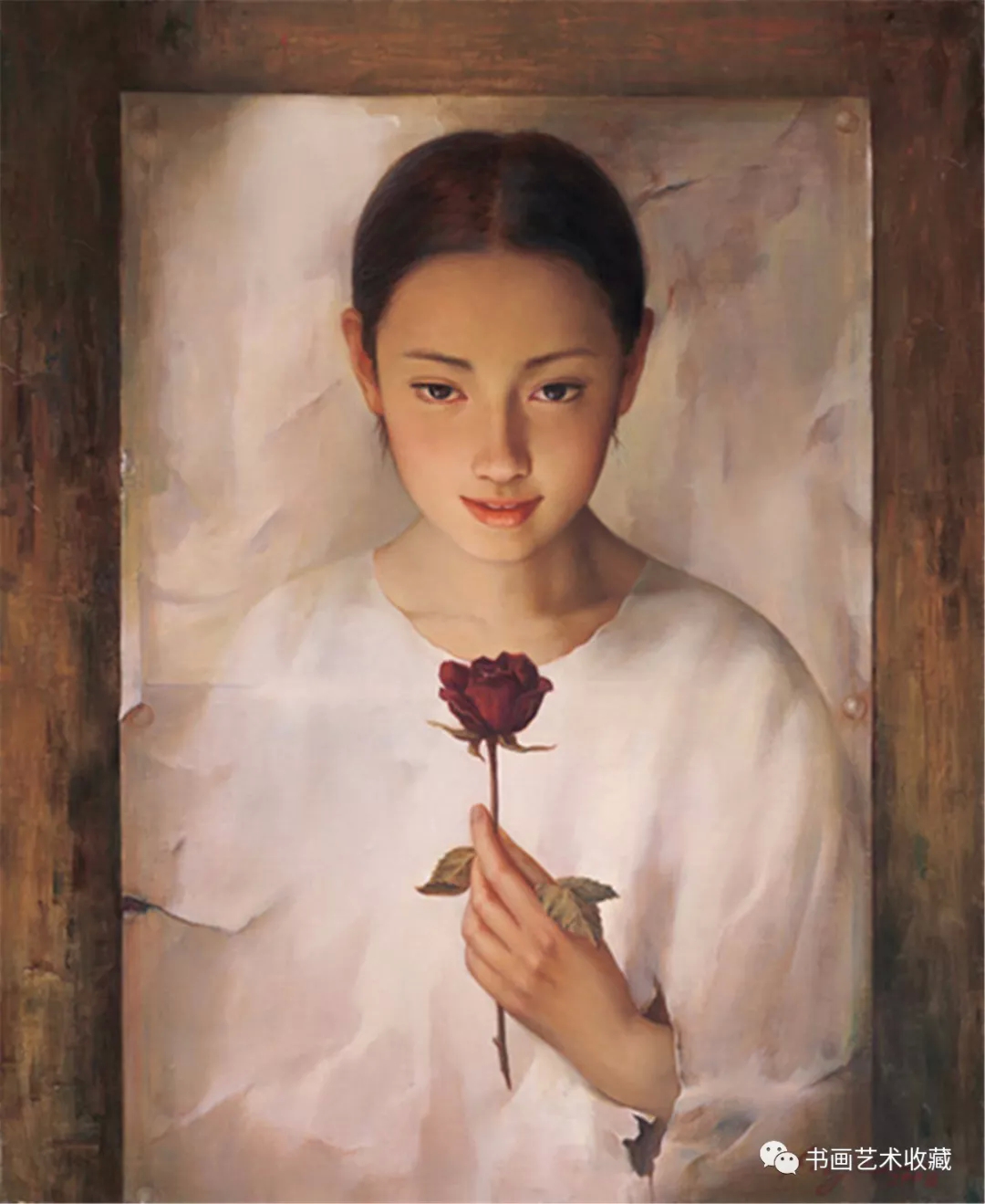 中国油画:每个女人都有滴水的青春