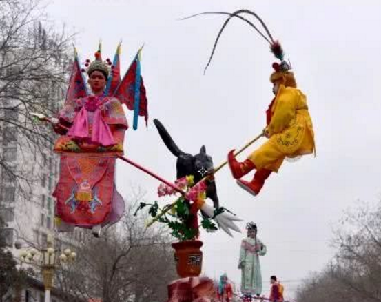 庄浪2018正月十二社火完整版，惊艳了世界(3)