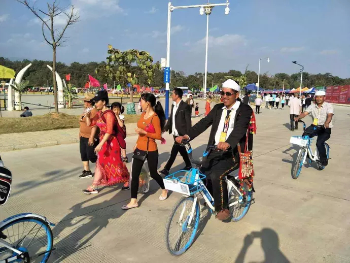 哈罗单车助德宏目瑙纵歌节 免押金骑行获赞