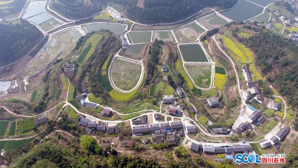 以水为媒 盐亭新农村如诗如画入镜来