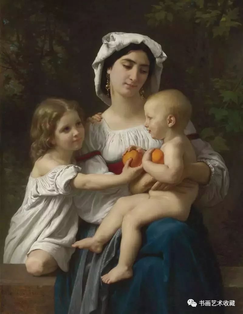 世界油画经典：大师布格罗描绘的生动人物形象