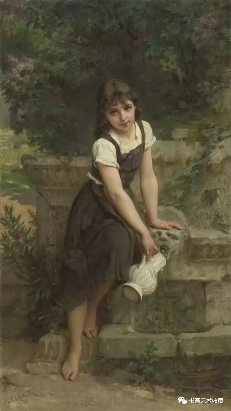 世界油画经典：大师布格罗描绘的生动人物形象