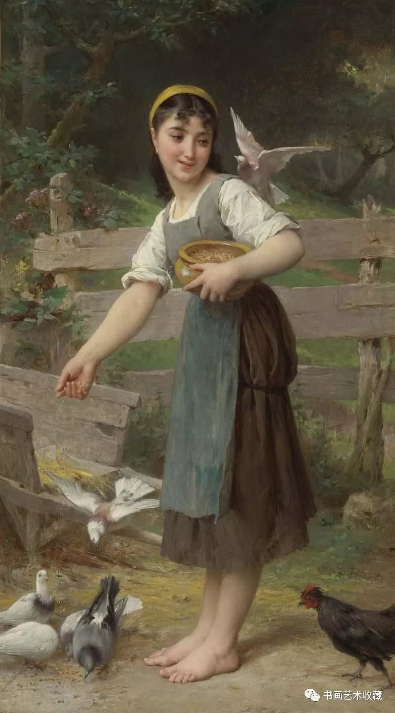 世界油画经典：大师布格罗描绘的生动人物形象