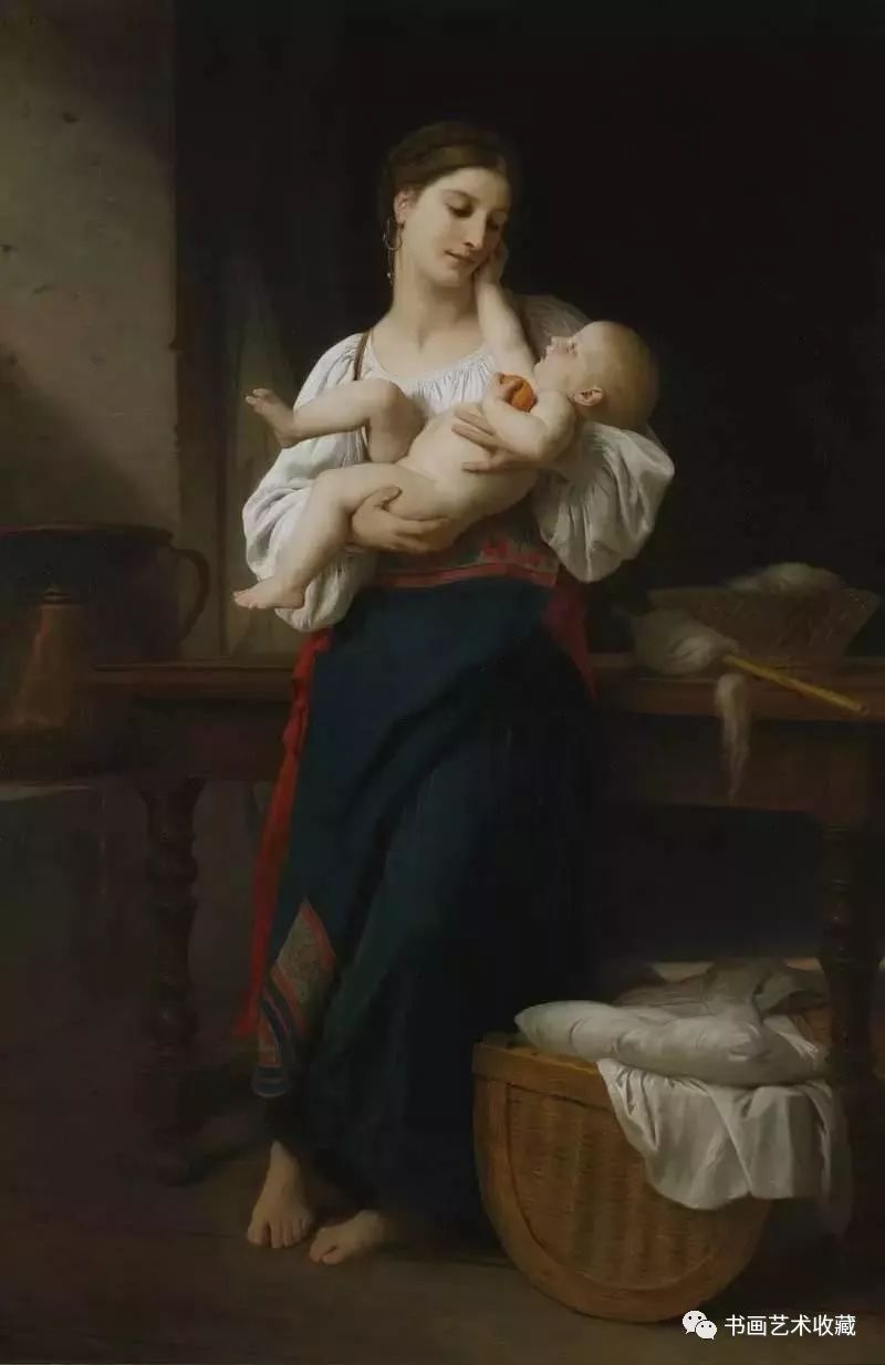 世界油画经典：大师布格罗描绘的生动人物形象