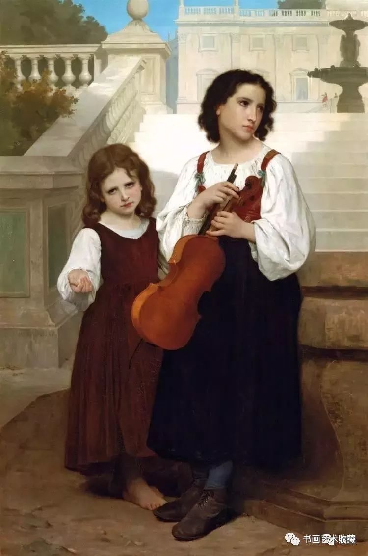 世界油画经典：大师布格罗描绘的生动人物形象