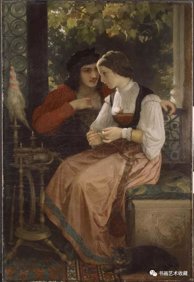 世界油画经典：大师布格罗描绘的生动人物形象