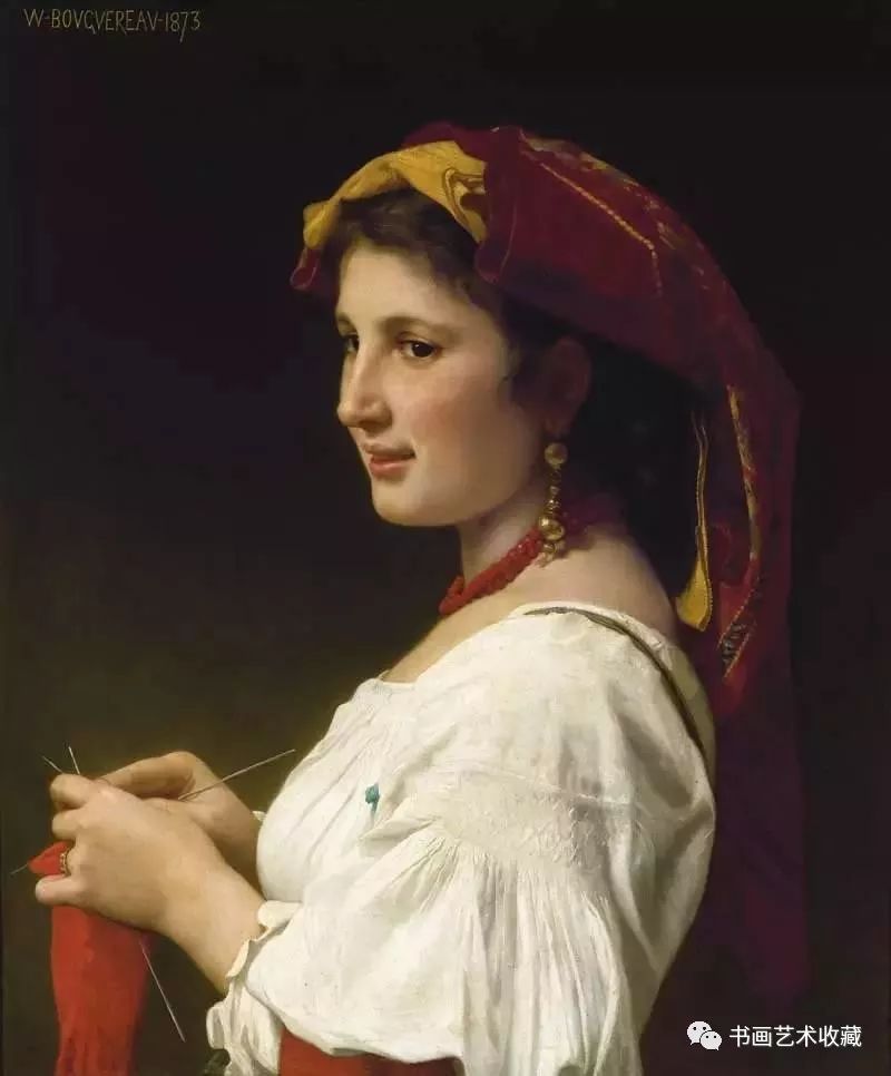 世界油画经典：大师布格罗描绘的生动人物形象