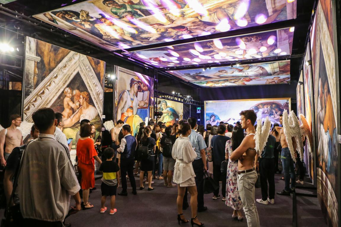 米开朗基罗全球巡展降临杭城,沉浸式体验巅峰的意式美学