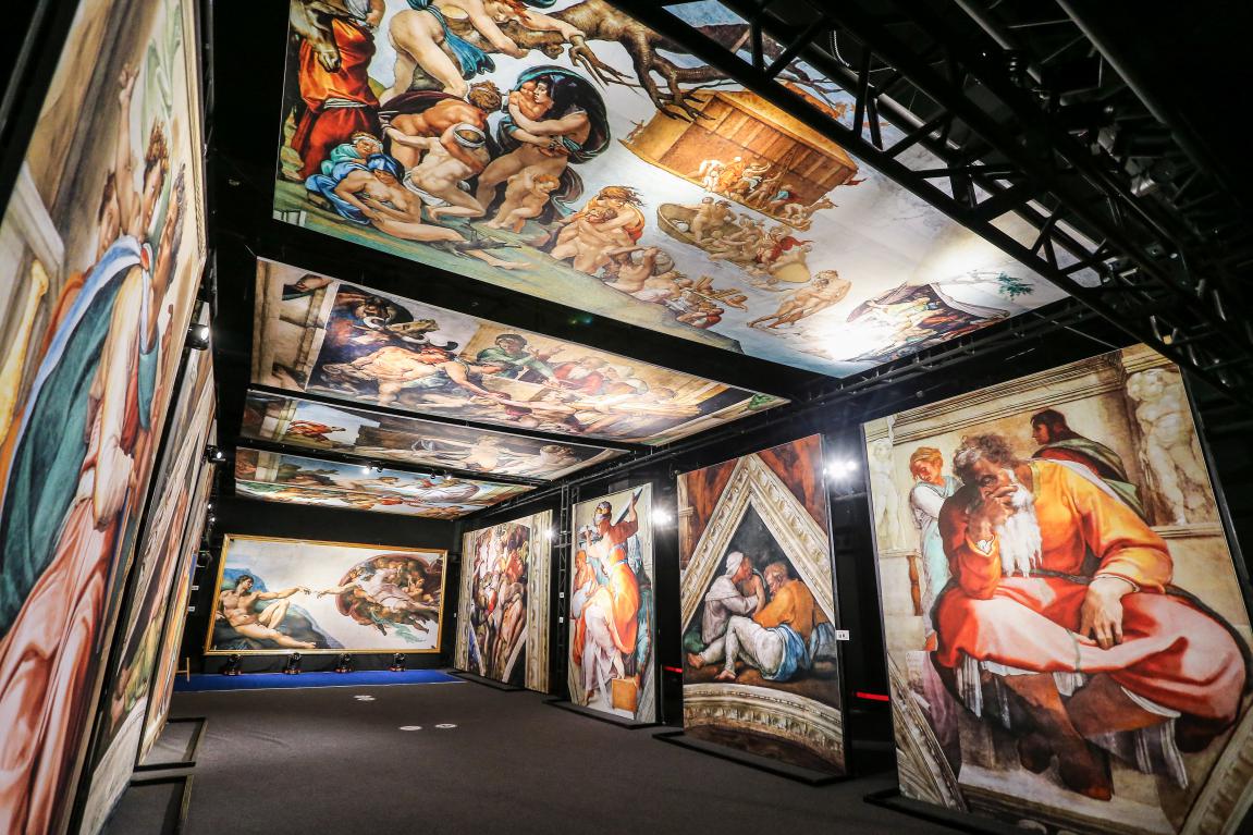 米开朗基罗全球巡展降临杭城,沉浸式体验巅峰的意式美学