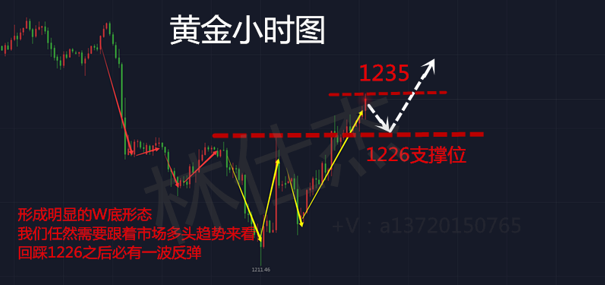 今日黄金走势图