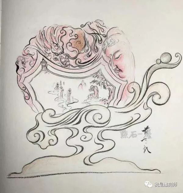 我是雕刻师,纯案例雕刻手工纹身人物素描画稿包装设计素材是指什么图片