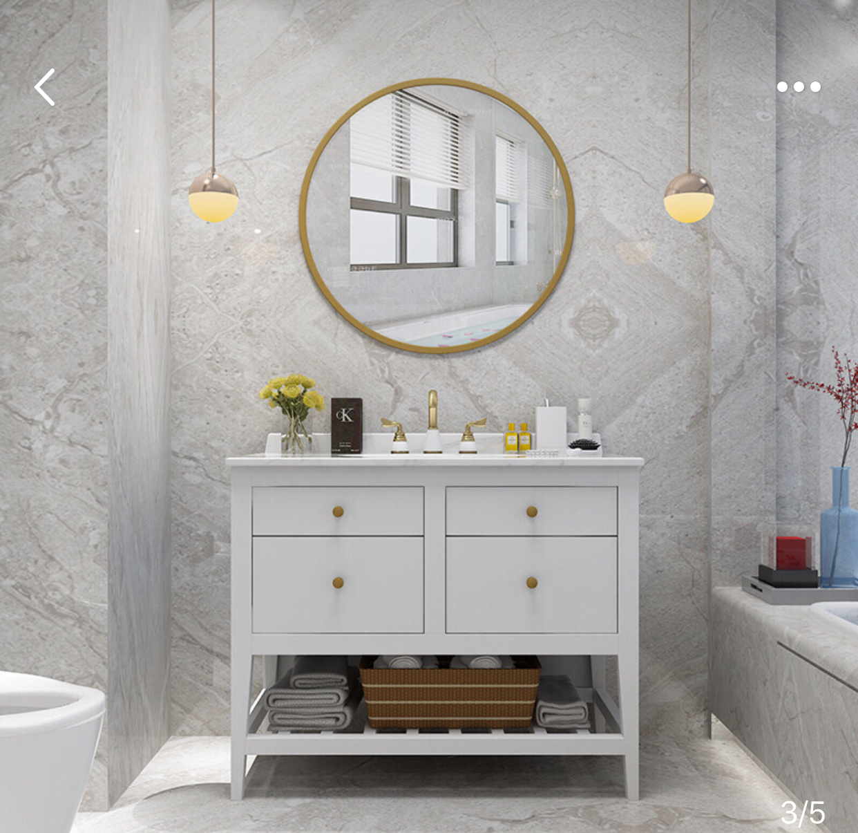 北欧风格的浴室柜该如何选择——丰立装饰
