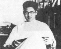 高士其在美国威斯康星大学读书(1926年)