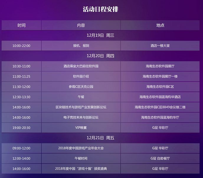2018年度中国游戏产业年会