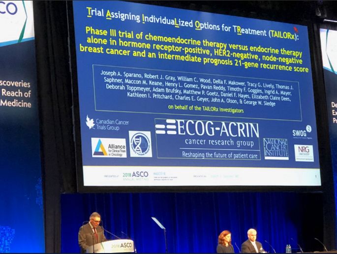 70%的这类乳腺癌患者有望避免化疗