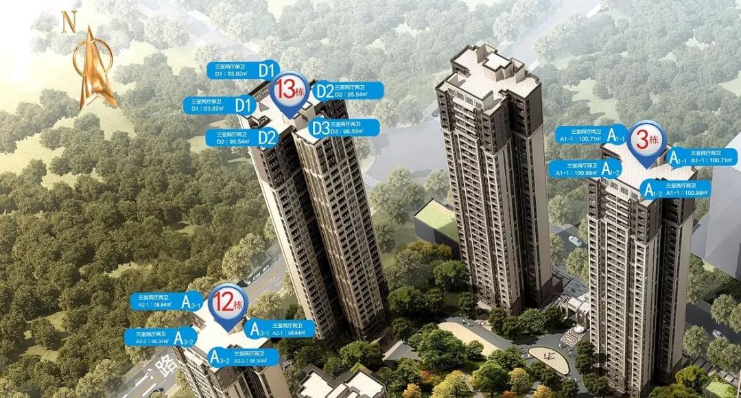 刚需上车！这些楼盘还有总价不到100万的房源