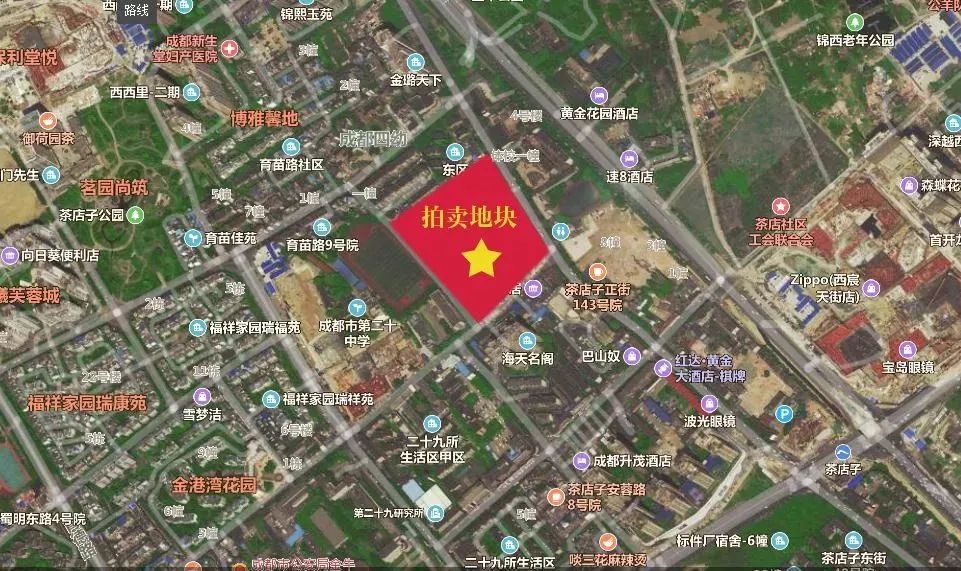 17200元/平米！德商拿下金牛区茶店子约50亩优质地块