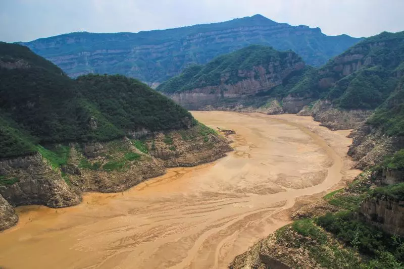 黄河三峡的水涨起来了！