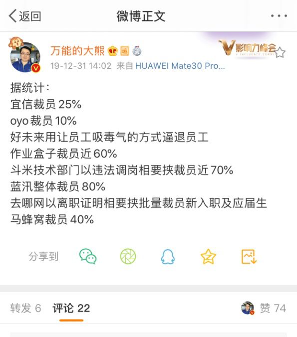 宜信被曝裁员 “瘦身”可否过冬？