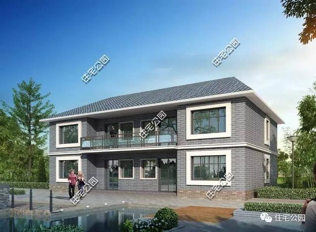 新农村17x11米自建房2层别墅实用又经典含图纸