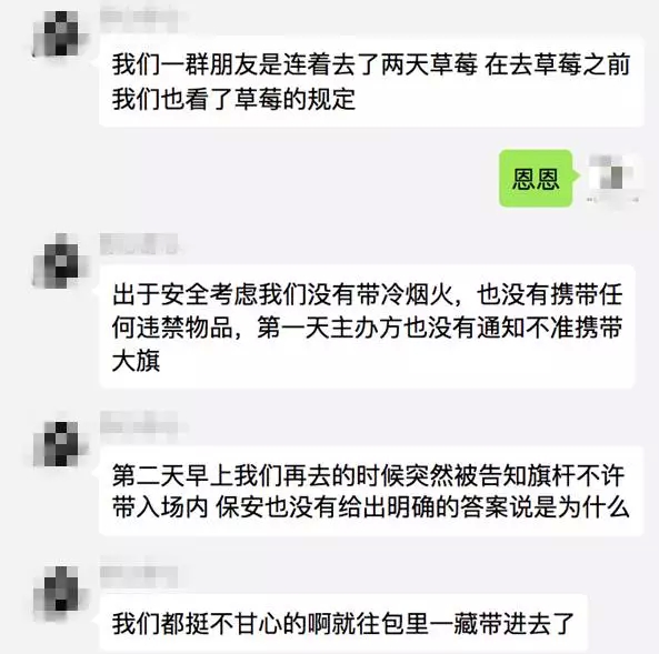 我采访了在草莓音乐节上被保安打的女孩，并记录下所有的细节