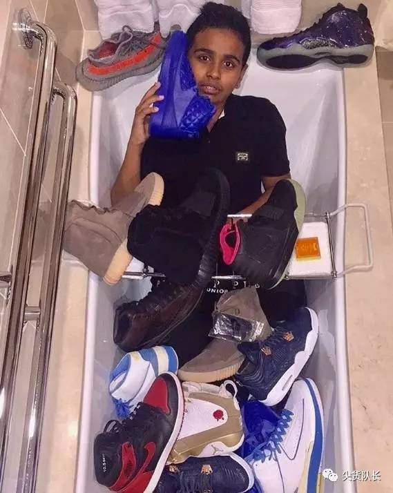 迪拜壕品味差？这个收藏20万双球鞋、开法拉利的15岁小孩不服