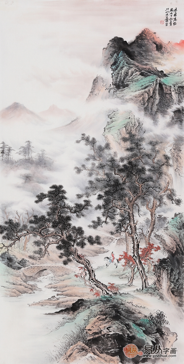 仿古山水画作品赏析【王宁】仿古山水画!