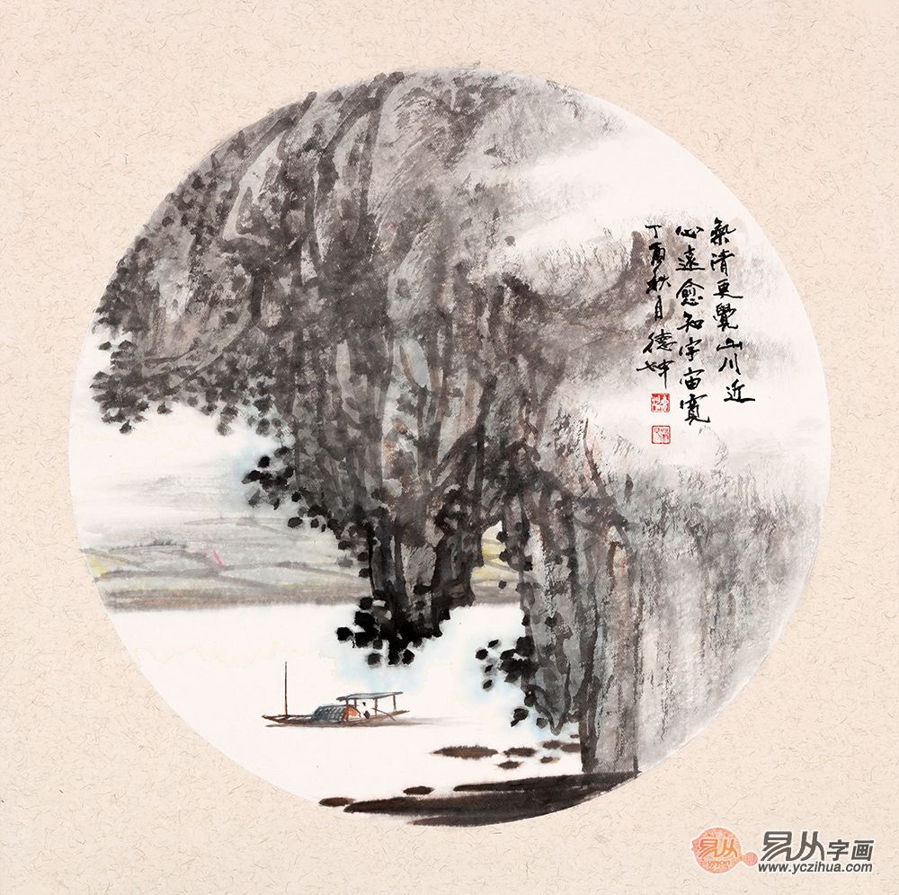 小品画,大趣味----室内装饰小品山水画作品欣赏