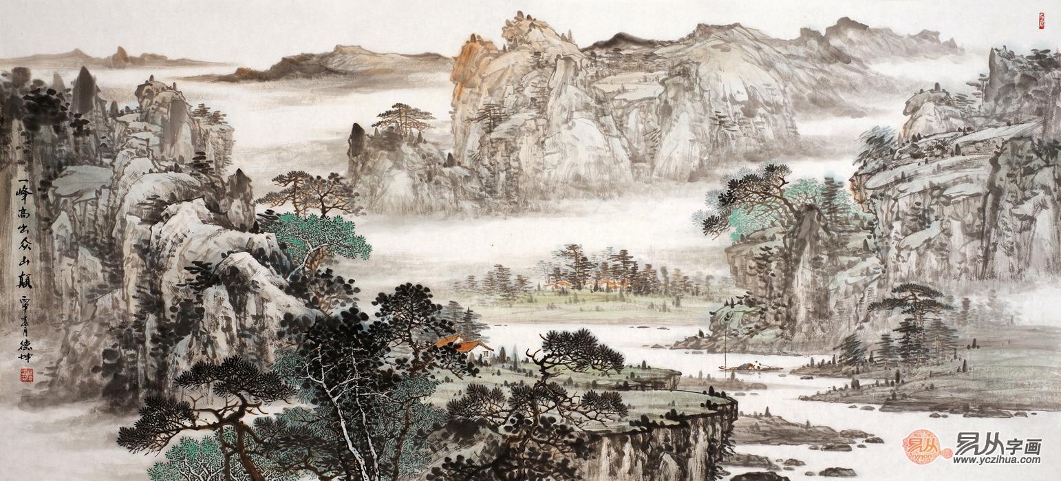 笔墨有神意象生---当代实力派画家林德坤山水艺术品赏