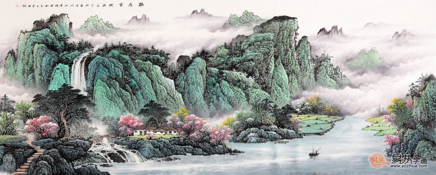 客厅挂山水画要注意这六大点,你知道吗?