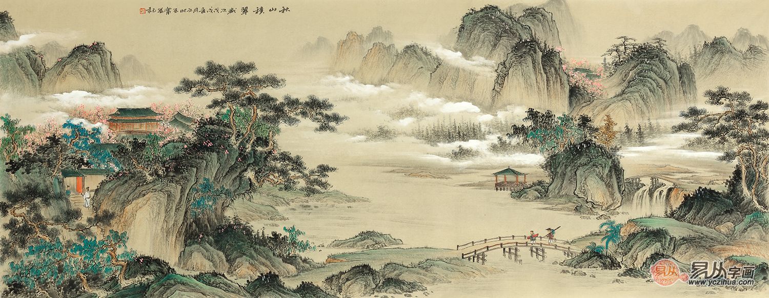 当代画家王宁山水画作品欣赏精选集