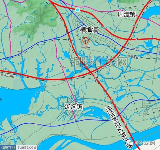 铜陵江北港铁路经过郊区和枞阳7乡镇环评第一次公示