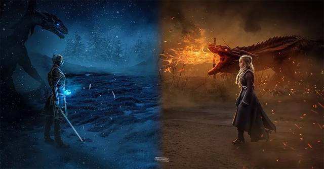 权力的游戏冰与火之歌其实是光之王和寒神争地盘