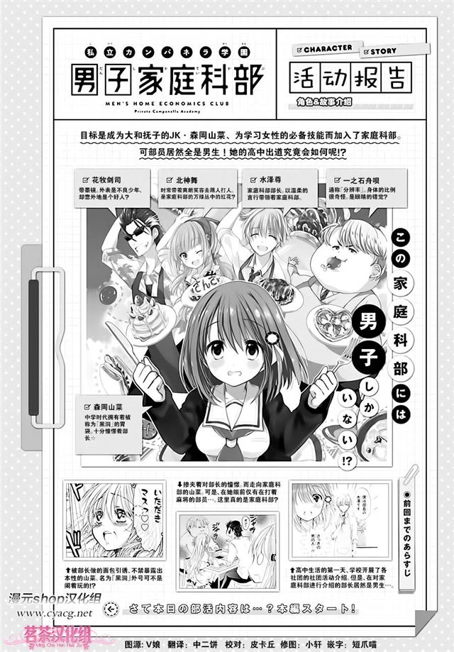 男子家庭科部第02话 下拉式 男子家庭科部 大树漫画