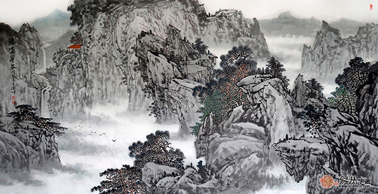 当代实力派画家林德坤山水画作品赏析 | 笔墨写意 意境高古