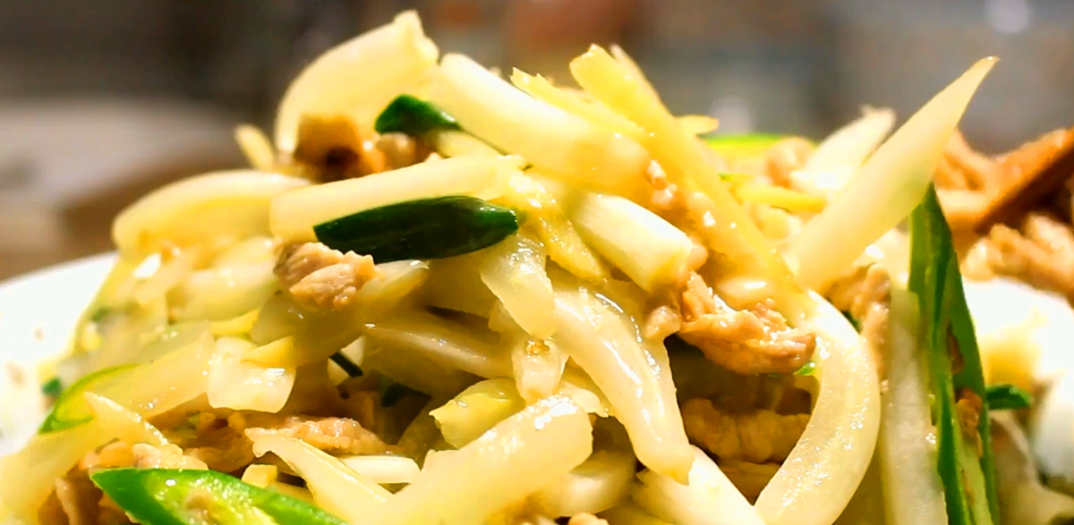 大家不爱吃的白菜梆子大厨教你在家炒出新高度下饭非常棒